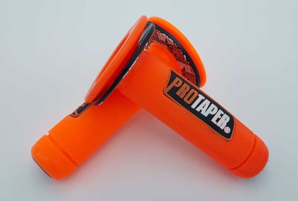 Poignées Pro Taper Fluo Orange Motocross enduro Raven industries - RAV 850-082