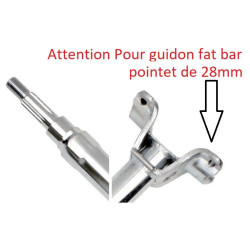 Colonne de direction Fatbar 28mm Quads Yamaha YFZ 450  5D3-23813-00-00 - Raven Industries RAV-300-003