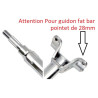 Colonne de direction Fatbar 28mm Quads Yamaha YFZ 450  5D3-23813-00-00 - Raven Industries RAV-300-003