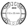Machoire de frein Aeon OZ 125 4T Avant 230374 - EBC H303 - Raven 110-303