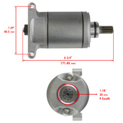 Démarreur Quads Yamaha YFM Grizzly 700  28P-81890-00-00 - Raven Industries RAV-160-024
