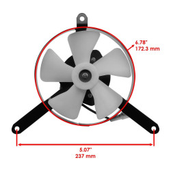 Ventilateur de Refroidissement Quads Yamaha Raptor 700  1S3-12405-00-00 - Raven Industries RAV-350-025