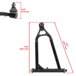 Triangle superieur gauche Quads Yamaha YFZ 450  5TG-23540-02-00 - Raven Industries RAV-260-007
