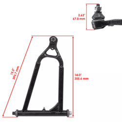 Triangle superieur droit Quads Yamaha Raptor 700  5TG-23540-62-00 - Raven Industries RAV-260-008