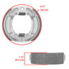 Machoire de frein Suzuki OR 50  Arrière 54410-35000 -  - Raven 110-112