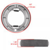 Machoire de frein Suzuki VL 800 Volusia  Arrière 59100-26820 -  - Raven 110-151