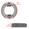 Machoire de frein Suzuki LT 80 QuadSport  Av Ga et Av Dr 64410-24501 -  - Raven 110-124