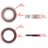 Kit roulement moyeu arrière Quads Suzuki LT-E 230 QuadRunner  Nc - Raven Industries RAV-610-005