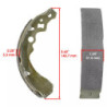 Machoire de frein Suzuki LT-4WD QuadRunner  Av Ga et Av Dr 54410-19B10 -  - Raven 110-153