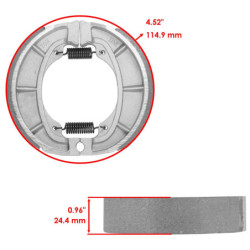 Machoire de frein Suzuki CP 50  Avant ou Arrière 54400-03820 -  - Raven 110-119