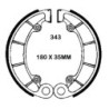Machoire de frein Honda TRX 350 FourTrax  Arrière 06430-MJ1-006 - EBC H343 - Raven 110-343