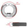 Machoire de frein Honda XR 50 R  Avant 43120-GZ9-003 -  - Raven 110-111