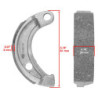 Machoire de frein Honda CR 80 R  Arrière 431A2-GC4-830 -  - Raven 110-129