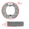 Machoire de frein Honda CX 500  Arrière 43120-415-000 -  - Raven 110-149