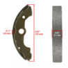 Machoire de frein Honda TRX 300 Fourtrax 4X4 Av Ga et Av Dr 06450-HC5-405 -  - Raven 110-103