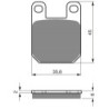 Plaquettes de frein Hero Envoy 50  Avant Nc - EBC FA115 - Raven 100-121