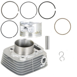 Kit Cylindre piston Motos Yamaha Big Wheel 350 BW 5YT-11310-00-00, 4WU-11310-00-00 - Raven Industries RAV-550-003