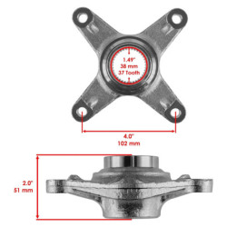 Support couronne Quads Yamaha YFZ 450  5TG-25386-00 - Raven Industries RAV-240-012