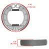 Machoire de frein Kawasaki KVF 300 Prairie  Arrière 41048-1127 -  - Raven 110-143