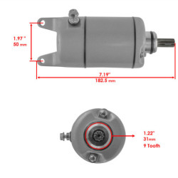 Démarreur Quads Kawasaki KVF 750 Brute Force  21163-1321 - Raven Industries RAV-160-002