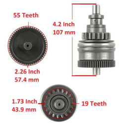 Lanceur bendix Jet-Skis Kawasaki JS 800 SX-R  13101-3701 - Raven Industries RAV-400-001