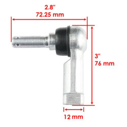 Paire de rotules de direction Quads Kawasaki KVF 360 PRAIRIE Nc - Raven Industries RAV-540-107