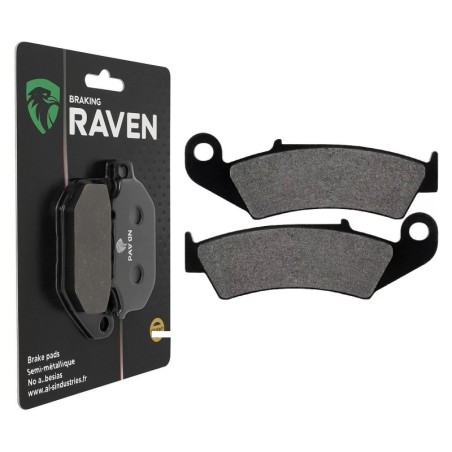 Plaquettes de frein Honda TRX 250 Sportrax  Av Ga ou Dr 45106-KW3-681 - EBC FA125 - Raven 100-004