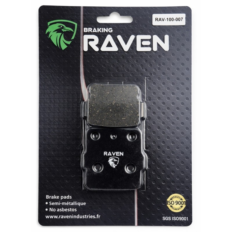 Plaquettes de frein Yamaha YFM Wolverine 350  Arrière 5LP-W0046-00 - EBC FA84 - Raven 100-007