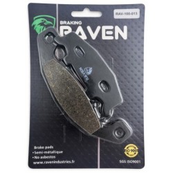 Plaquettes de frein Kawasaki ZR 1000  Av Ga ou Av Dr 43082-1095 - EBC FA129 - Raven 100-013