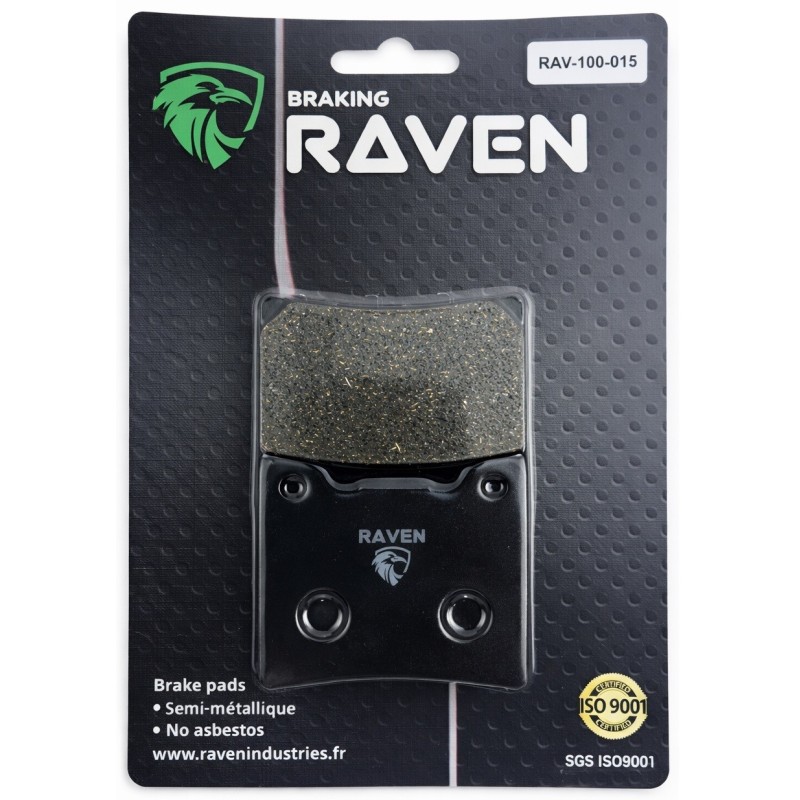 Plaquettes de frein Yamaha TDM 850  Arrière 1FK-W0046-02 - EBC FA88 - Raven 100-015