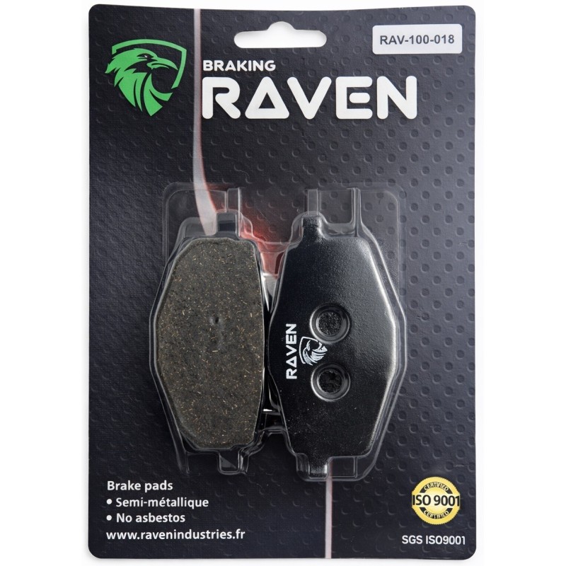 Plaquettes de frein Yamaha DT 200 R Arrière Nc - EBC FA101 - Raven 100-018