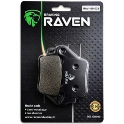 Plaquettes de frein Husqvarna SM 125 S Supermotard Arrière Nc - EBC FA208, 213 - Raven 100-023