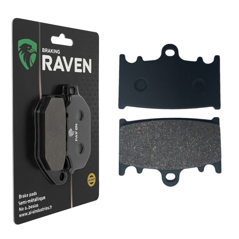 Plaquettes de frein Kawasaki KR-1S 250  Av Ga ou Av Dr 43082-1113 - EBC FA158 - Raven 100-032