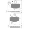 Plaquettes de frein Kawasaki KX 125  Avant 43082-1072 - EBC FA130 - Raven 100-035