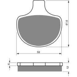 Plaquettes de frein Harley-davidson Sportster XL 883 XL883 Avant 44063-83A - EBC FA94 - Raven 100-057
