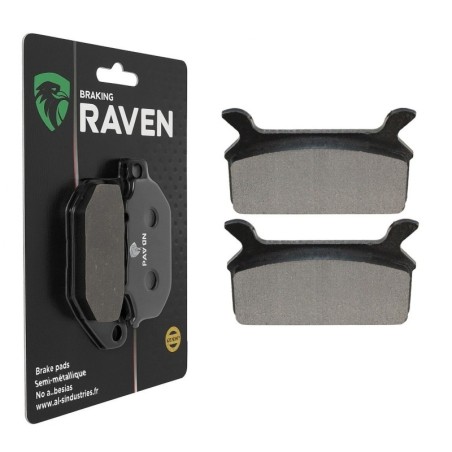 Plaquettes de frein Harley-davidson Ultra Classic 1340 FLHTC Arrière 43957-86B - EBC FA201 - Raven 100-063
