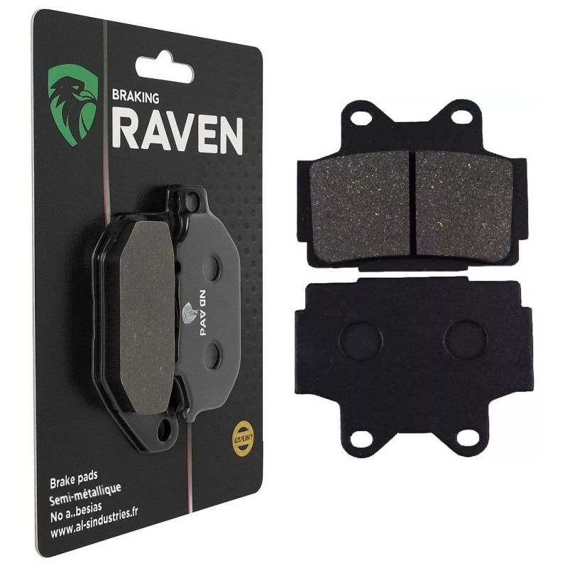 Plaquettes de frein Yamaha RZR 250  Ar, Av Ga ou Av Dr 51L-W0046-02 - EBC FA104 - Raven 100-067