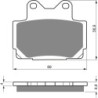 Plaquettes de frein Yamaha RZR 250  Ar, Av Ga ou Av Dr 51L-W0046-02 - EBC FA104 - Raven 100-067
