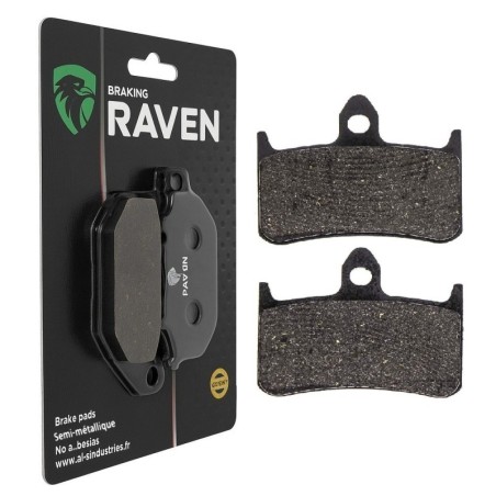 Plaquettes de frein Honda NR 750  Av Ga ou Av Dr 06455-KEA-016 - EBC FA187 - Raven 100-069