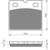 Plaquettes de frein Bmw K 100 LT  Av Ga ou Dr 34112331175 - EBC FA171 - Raven 100-072