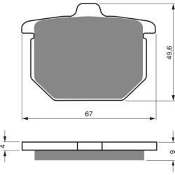 Plaquettes de frein Honda CB 900 Super Sport  Arrière 45105-371-000 - EBC FA31 - Raven 100-078