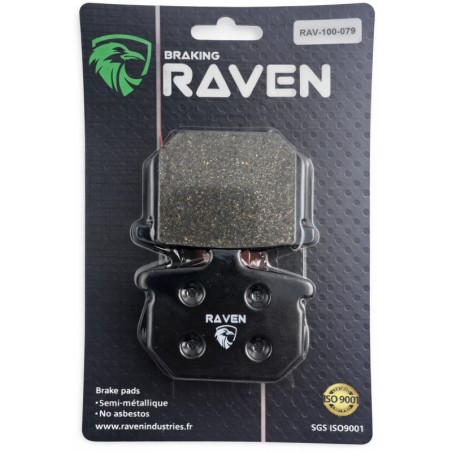 Plaquettes de frein Honda GL 1000 Gold-Wing  Av Ga ou Av Dr 45105-438-000 - EBC FA30 - Raven 100-079