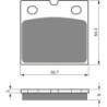 Plaquettes de frein Bmw K75 750 S RT Arrière 34112331177 - EBC FA18 - Raven 100-081