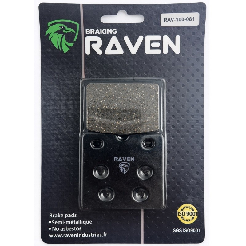 Plaquettes de frein Moto-guzzi California 1100  Ar, Av Ga ou Av Dr Nc - EBC FA18 - Raven 100-081