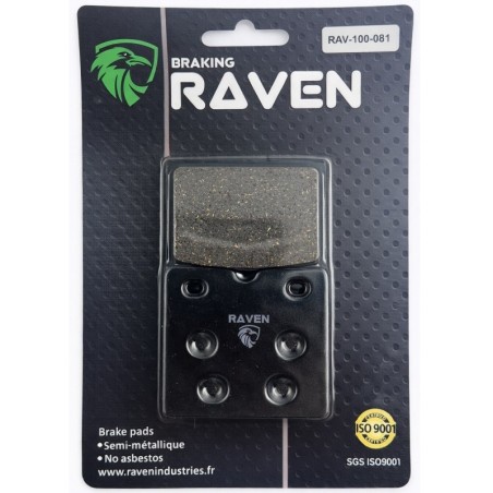 Plaquettes de frein Moto-guzzi Le Mans 1000 IV et V Av Ga ou Dr Nc - EBC FA18 - Raven 100-081