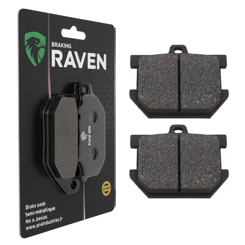 Plaquettes de frein Yamaha XS 250  Arrière 1J3-20000-11 - EBC FA34 - Raven 100-082