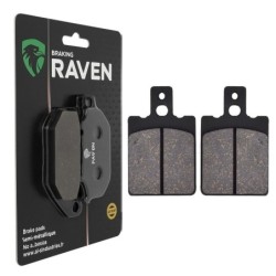 Plaquettes de frein Honda CRM 125 R  Arrière 43105-KBS-405 43105-KBS-W00 - EBC FA47/3 - Raven 100-087