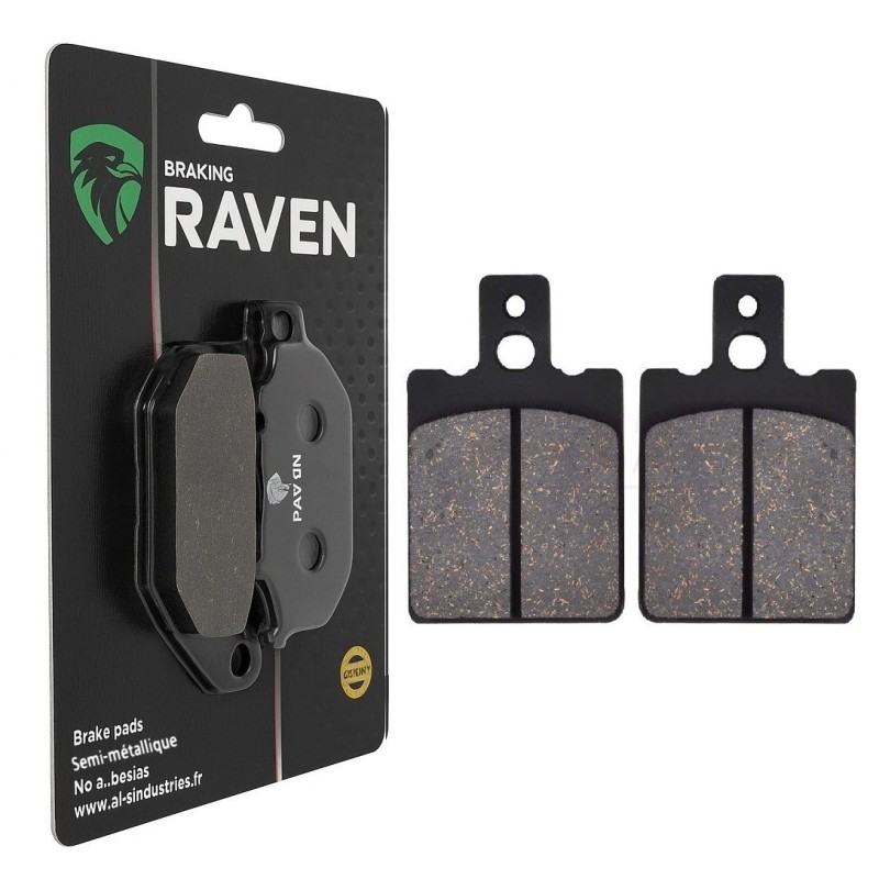 Plaquettes de frein Honda NSR 125  Arrière 43105-KY4-901 43105-KY4-902 - EBC FA47/3 - Raven 100-087
