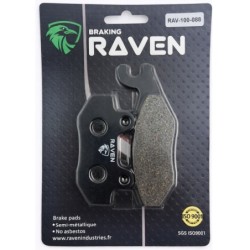 Plaquettes de frein Triumph Daytona 1200  Arrière T3010072 - EBC FA215/2 - Raven 100-088