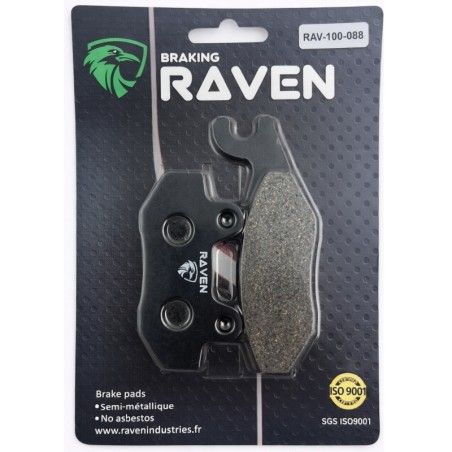 Plaquettes de frein Triumph Speed Triple 750  Arrière 2020072T0301 - EBC FA215/2 - Raven 100-088